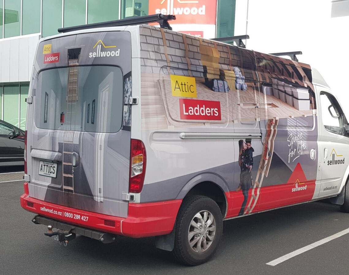 Fleet signage LDV Van Auckland