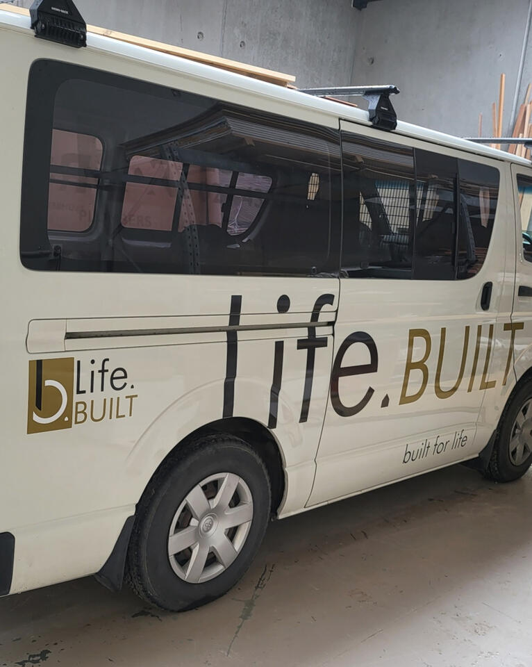 LIfebuilt Van Signage Silverdale